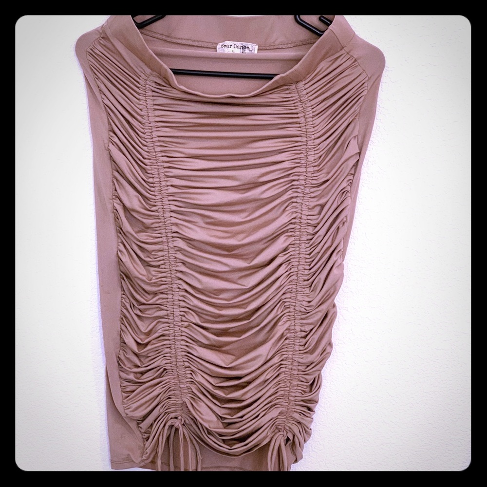 LONG TAN “MERMAID” SKIRT